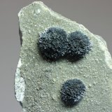 Stibnita (Estibina)
nodulos  aprox 20 mm
(Autor: Ramon A  Lopez Garcia)