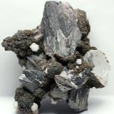Arsenopirita y Calcita
50 x 52 x 30 mm.
(Autor: José Luis Zamora)