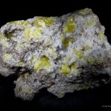 Azufre, Calcita y Celestina.
70x50 mm
(Autor: Jesus Franquesa Baucells)