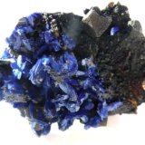 Cuarzo (variedad cristal de roca), Azurita
4 x 3 cm.
(Autor: javier ruiz martin)