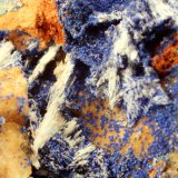 Azurita, Malaquita, Barita (Baritina)
53 x 42 x 37 mm
(Autor: José Luis Zamora)