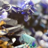 Azurita y Malaquita pseudo Azurita
Cristales de malaquita pseudomorfos de azurita
(Autor: José Luis Zamora)