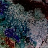 Azurita y Crisocola.
3´42 x 2´45 mm.
(Autor: Jesus Franquesa Baucells)
