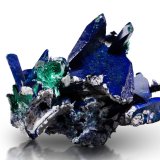 Azurita
13 x 8 x 9 cm / cristal principal: 6.0 cm.
(Autor: Museo MIM)