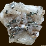 Marcasita, Calcopirita
Pozo Reden, Landsweiler, Schiffweiler, Distrito Neunkirchen, Saarland, Alemania
4 x 3 cm
(Autor: Jose Angel Carrero)