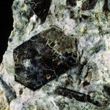 Biotita.
Cristal de 1 cm.
(Autor: Adrian Pesudo)