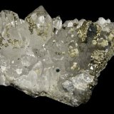 Cuarzo, Fluorapatito, Pirita, Siderita y Moscovita
6x6cm
(Autor: castrominerals)