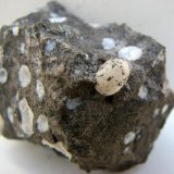 Calcita
45x37x38 mm la esfera mide  7 mm.
(Autor: José Luis Zamora)