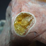 Celestina
10x10 mm. tamaño de la geoda
(Autor: Ignacio)