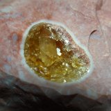 Celestina
10x10 mm. tamaño de la geoda
(Autor: Ignacio)