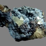 Cerusita y Goethita.
32x26 mm.
(Autor: Jesus Franquesa Baucells)