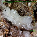 Cerusita.
3´428 x 3´005 mm.
(Autor: Jesus Franquesa Baucells)