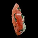 Cerusita con inclusiones de Cuprita
1.5 x 2 x 3.5 cm / Cristal principal: 3.3 cm
(Autor: Museo MIM)