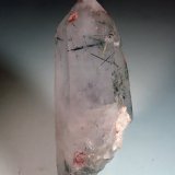 Cuarzo y Rutilo
Medida: 9,3 x 3,4 x 3,0 cms
(Autor: Joan Martinez Bruguera)