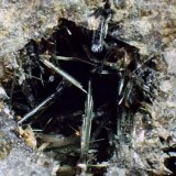 Actinolita
Medida: 6,3 x 5,5 x 1,8 cms
(Autor: Joan Martinez Bruguera)