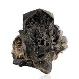 Columbita-(Fe)
8 x 5 x 9 cm / Cristal principal: 8.5 cm
(Autor: Museo MIM)
