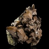 Cobre en Cobre con Cuarzo
13 x 9 x 8.5 cm / Cristal principal: 4.5 cm
(Autor: Museo MIM)