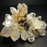 Cuarzo (variedad cristal de roca), Esfalerita, Siderita
6 x 6 cm.
(Autor: javier ruiz martin)