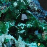Dioptasa y Shattuckita
5 x 4 x 3,5 cm
(Autor: Antonio Alcaide)