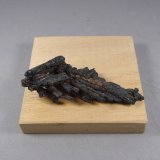 Plata nativa pseudomórfica de Dyscrasita
8 x 3 cm.
(Autor: J. G. Alcolea)