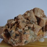 ortoclasa, cuarzo (variedad ahumado) y mica
110 x 70 mm
(Autor: Ambrosio Pardo)