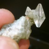 Fluorita, Calcita
4cm x 2,5cm
(Autor: Alex y Diana)