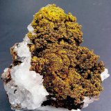 Goethita con calcita.
8 x 8 cm.
(Autor: Juan Cabezas)