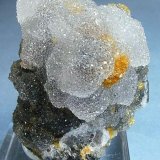 Cuarzo (variedad calcedonia) sobre cuarzo
4 x 3 cm.
(Autor: Juan Cabezas)