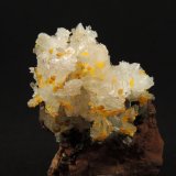 Hemimorfita, Wulfenita
5.8 x 4.5 x 3 centimetros
(Autor: Ricardo Melendez)
