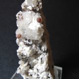 Spessartina (Espesartina), Microclina, Chorlo y Cuarzo (variedad hialino)
6 x 2'5 cm.
(Autor: prcantos)
