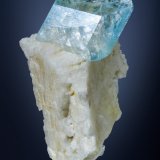 Euclasa, microclina
25 x 15 mm
(Autor: Borja Sainz de Baranda)