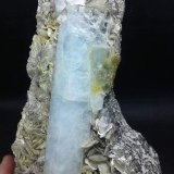 Berilo (variedad aguamarina) con Moscovita
16 x 8'5 x 5'5  cm
(Autor: DavidSG)
