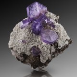 Fluorapatito
6 x 4.5 x 6 cm / cristal principal: 2.1 cm
(Autor: Museo MIM)