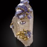 Fluorapatito con Cuarzo y Siderita
Minas da Panasqueira, Aldeia de São Francisco de Assis, Covilhã, Castelo Branco, Cova da Beira, Región Centro, Portugal
9.5 x 9.5 x 20 cm / Cristal principal: 4.4 cm
(Autor: Museo mim)