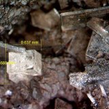 Fluorita, Barita y Siderita.
0´660 x 0´637 mm.
(Autor: Jesus Franquesa Baucells)