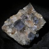 Fluorita y Cuarzo.
35x30 mm.
(Autor: Jesus Franquesa Baucells)