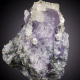 Fluorita con Calcita
Pareja de cristales principales de 2cm de arista
(Autor: Sergio)