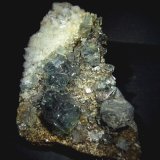 Fluorita, Cuarzo y Galena.
90x60 mm.
(Autor: Jesus Franquesa Baucells)