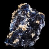 Fluorita, Calcita
22 x 19 x 12 cm / Cristal principal: 5.4 cm.
(Autor: Museo MIM)