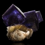 Fluorita, Barita
15.5 x 16.5 x 11 cm / Cristal principal: 11.2 cm.
(Autor: Museo MIM)