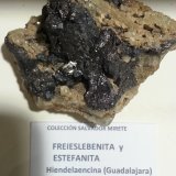 Freieslebenita y estefanita
6x6 cm
(Autor: andresdf)