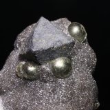 Galena, Marcasita, Esfalerita (variedad schalenblenda)
6 x 4 cm aprox.
(Autor: Ivan Blanco (PDM))