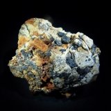 Galena y Cerusita.
55x55 mm.
(Autor: Jesus Franquesa Baucells)