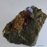 Galena y Siderita.
55x50 mm.
(Autor: Jesus Franquesa Baucells)