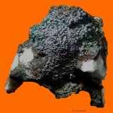 Goethita y Barita (Baritina).
35x23 mm.
(Autor: Jesus Franquesa Baucells)