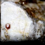 Andradita (Grupo Granate)
Cristal de 3 mm. en microclina
(Autor: canada)