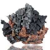 Hausmannita en Andradita
7 x 6.5 x 5.5 cm / Cristal principal: 1 cm
(Autor: Museo MIM)