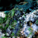Hemimorfita, Duftita y Crisocola.
6´349 x 4´899 mm.
(Autor: Jesus Franquesa Baucells)