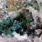 Herbertsmithita y Malaquita.
4´480 x 3´467 mm.
(Autor: Jesus Franquesa Baucells)