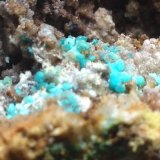 Auricalcita
2 cm. ancho de campo aproximadamente
(Autor: Obsi)